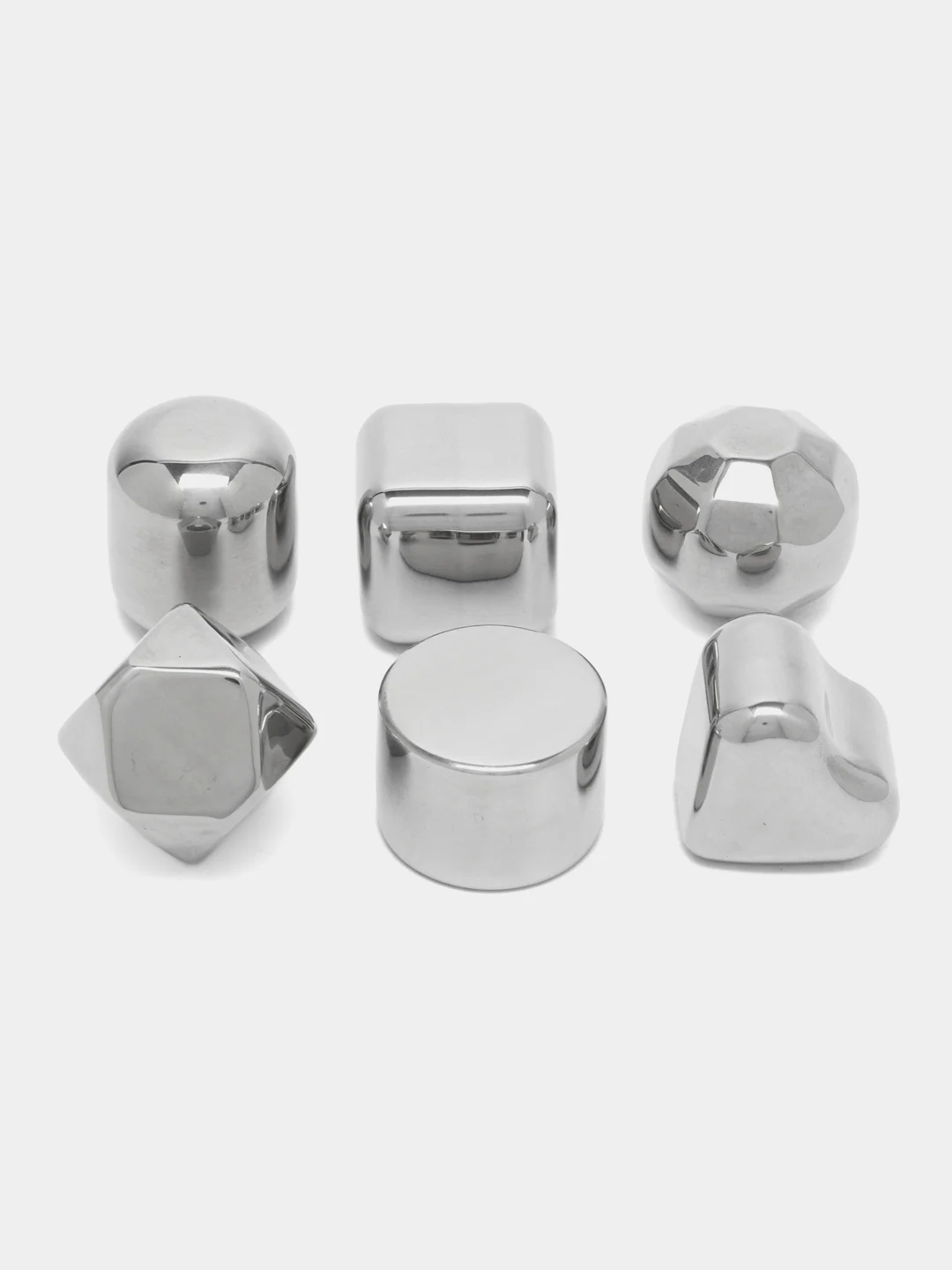 Серебряный охлаждающие камни для напитков Xiaomi Circle Joy Frozen Ice Cubes CJ-BK02 6 шт