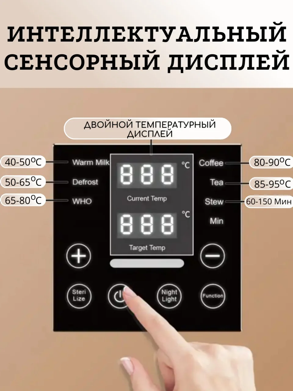 Стерилизатор подогреватель для бутылочек