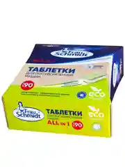 Таблетки для мытья посуды в посудомоечной машине "Все в 1" без фосфатов 90 таб