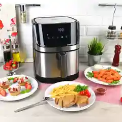 Аэрогриль GFGRIL GFA-6000, технология Rapid Air, дисплей, 8 программ, 5.8 л