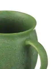 Кружка, 400 мл, 12,5х9,5х9,5 см, керамика, оливковый