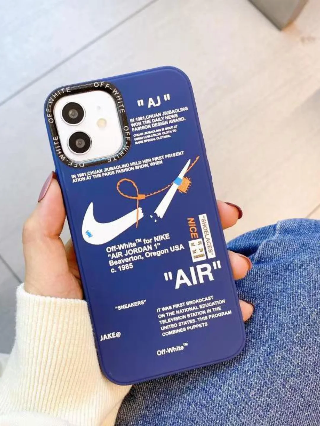 Синий чехол на iPhone (Айфон) 11, 13, 12, 14, Pro, Max, Plus, силиконовый