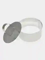 Кулинарная форма с крышкой-прессом Мультидом "Круг", 10х4,5 см