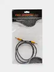 Кабель соединительный Pro Legend, 3.5 Jack (M)  - 3.5 Jack (M), черно-белый, 1м.
