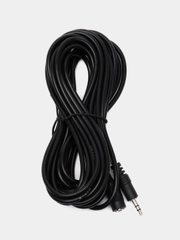Кабель Jack 3.5 mm вилка <--> Jack 3.5 розетка, удлинитель, стерео-аудио, 5 м.