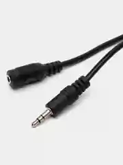 Кабель Jack 3.5 mm вилка <--> Jack 3.5 розетка, удлинитель, стерео-аудио, 5 м.
