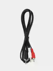 Кабель Jack 3.5 mm вилка <--> 2xRCA вилка, стерео-аудио, 1.5 м.