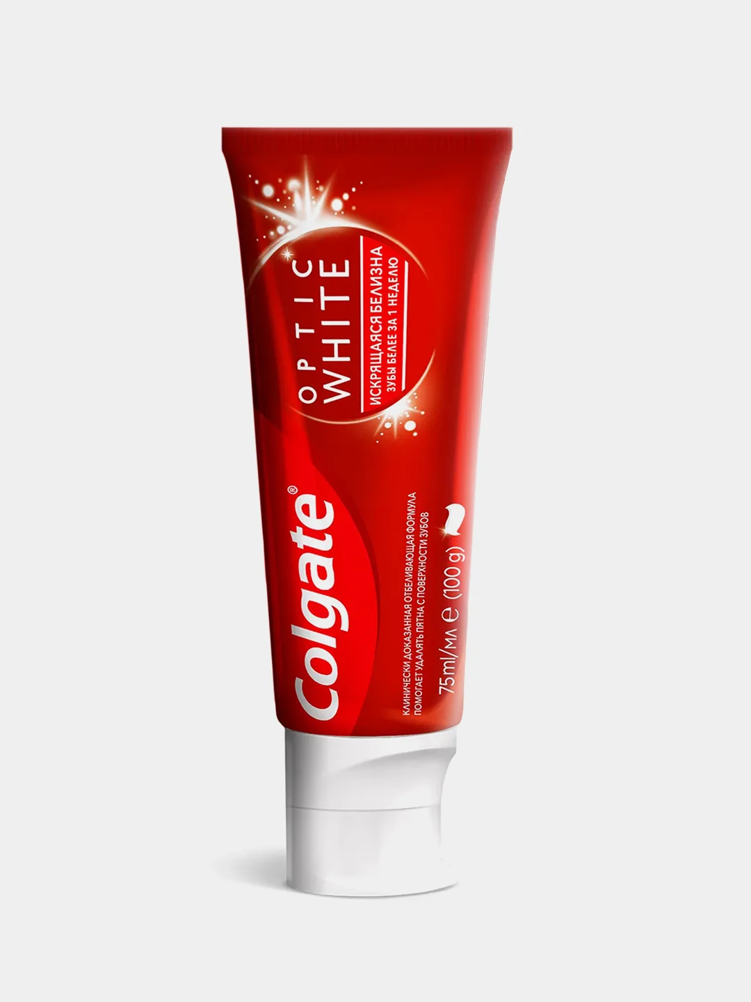 Зубная паста отбеливающая "Искрящаяся белизна", Colgate Optic White, 75 мл