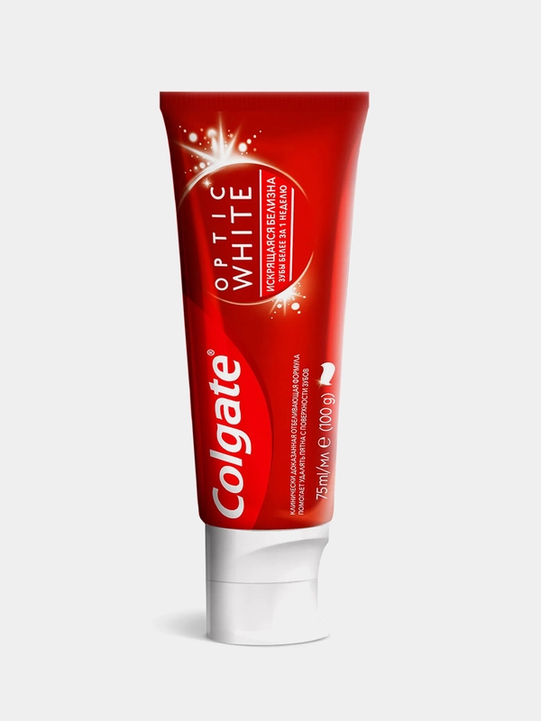 Зубная паста отбеливающая "Искрящаяся белизна", Colgate Optic White, 75 мл