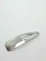 Серебряный набор заколок для волос клик - клак, тик-так