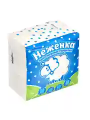 Салфетки бумажные однослойные 100 шт