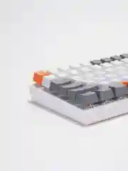 Белый клавиатура механическая, игровая, с RGB подсветкой 9 режимов, WOLF K3, белая и черная