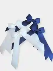 Банты школьные на резинках, 2 штуки, 2 цвета