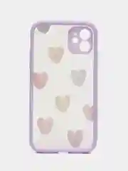 Разноцветный чехол для iPhone (Айфон) 11  пластиковый