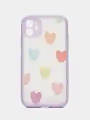 Разноцветный чехол для iPhone (Айфон) 11  пластиковый