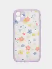 Сиреневый чехол для iPhone (Айфон) 11  пластиковый