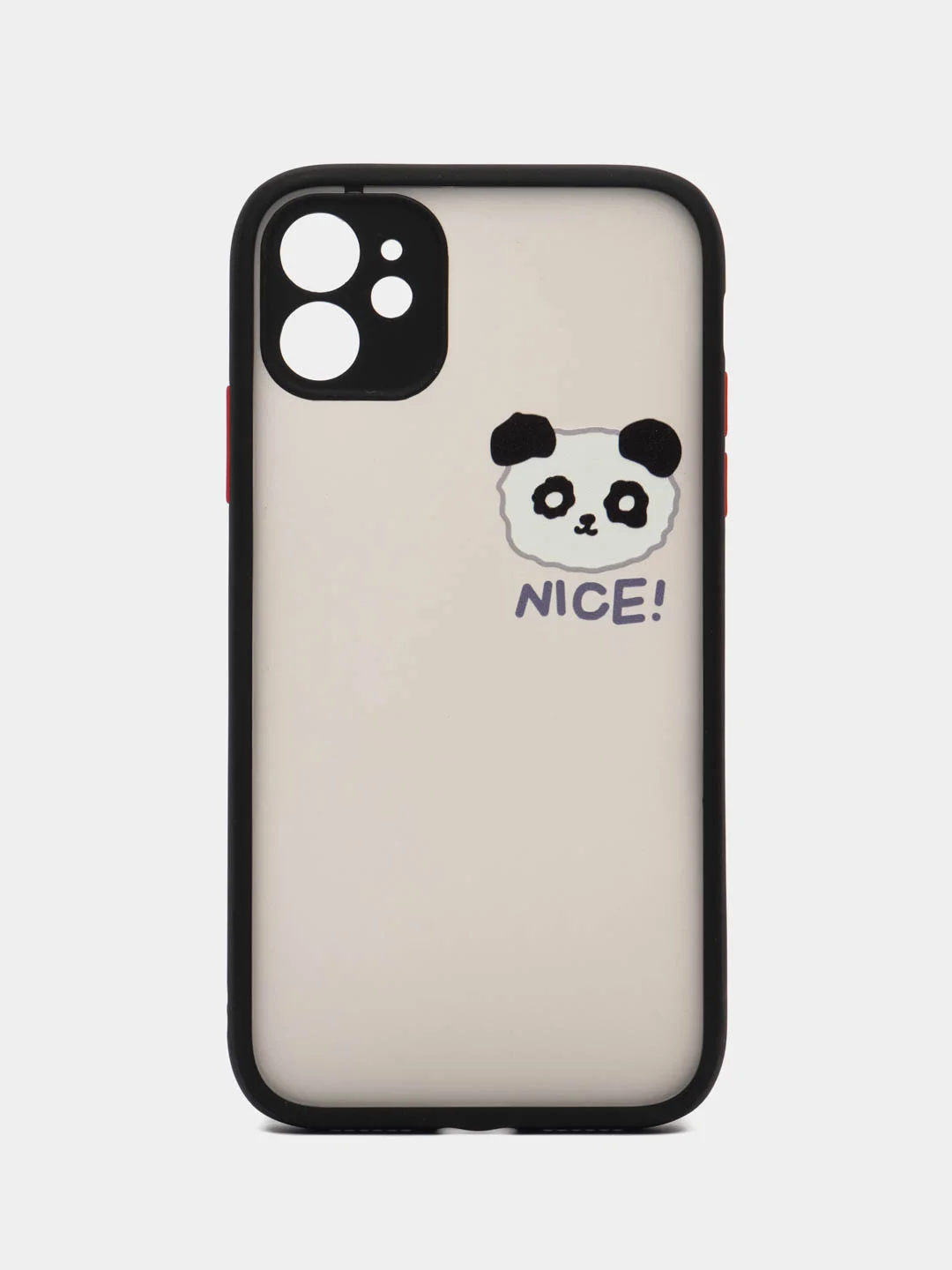 Черный чехол для iPhone (Айфон) 11 пластиковый