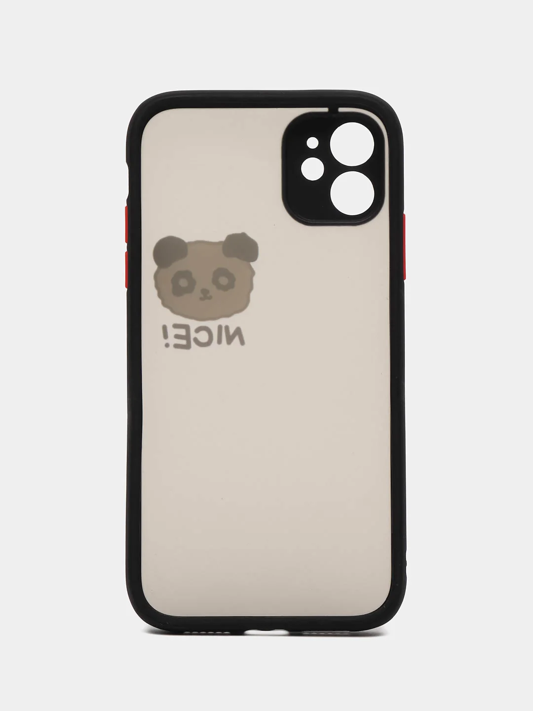Черный чехол для iPhone (Айфон) 11 пластиковый