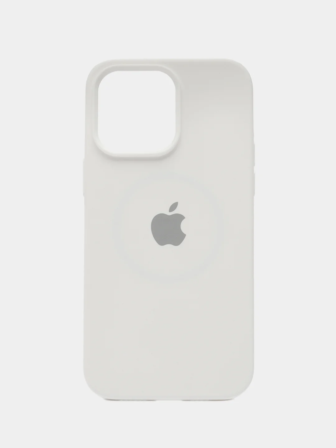 Белый силиконовый чехол MagSafe для iPhone 13 14 15 Pro Max