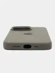 Серый силиконовый чехол MagSafe для iPhone 13 14 15 Pro Max