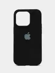 Черный силиконовый чехол MagSafe для iPhone 13 14 15 Pro Max