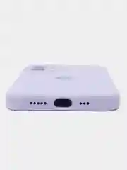 Лавандовый силиконовый чехол для iPhone X 11 12 13 14 15 Pro Max