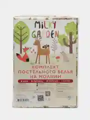 Постельное белье Milky Garden "Винтаж" 2-сп с простыней на резинке, сатин