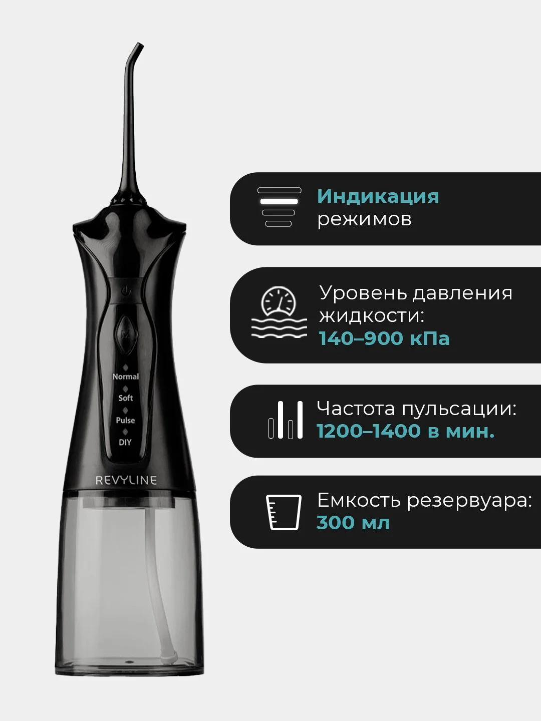 Ирригатор для зубов и ухода за полости рта Revyline RL 220
