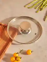 Кастрюля 16х9,5 см. 1,9 л. со стеклянной крышкой, индукция