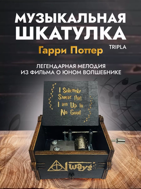 Музыкальная шкатулка Гарри Поттер Harry Potter