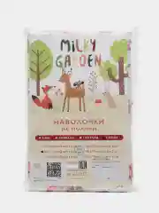 Наволочка комплект 2шт сатин Milky Garden "Розочки" 40x60 см, 50x70 см, 70x70 см