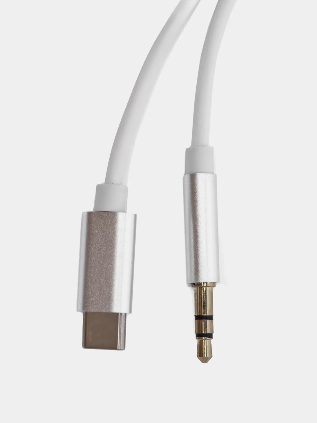 Белый кабель AUX-Type-C, для iPhone, 3,5 jack, 1 м