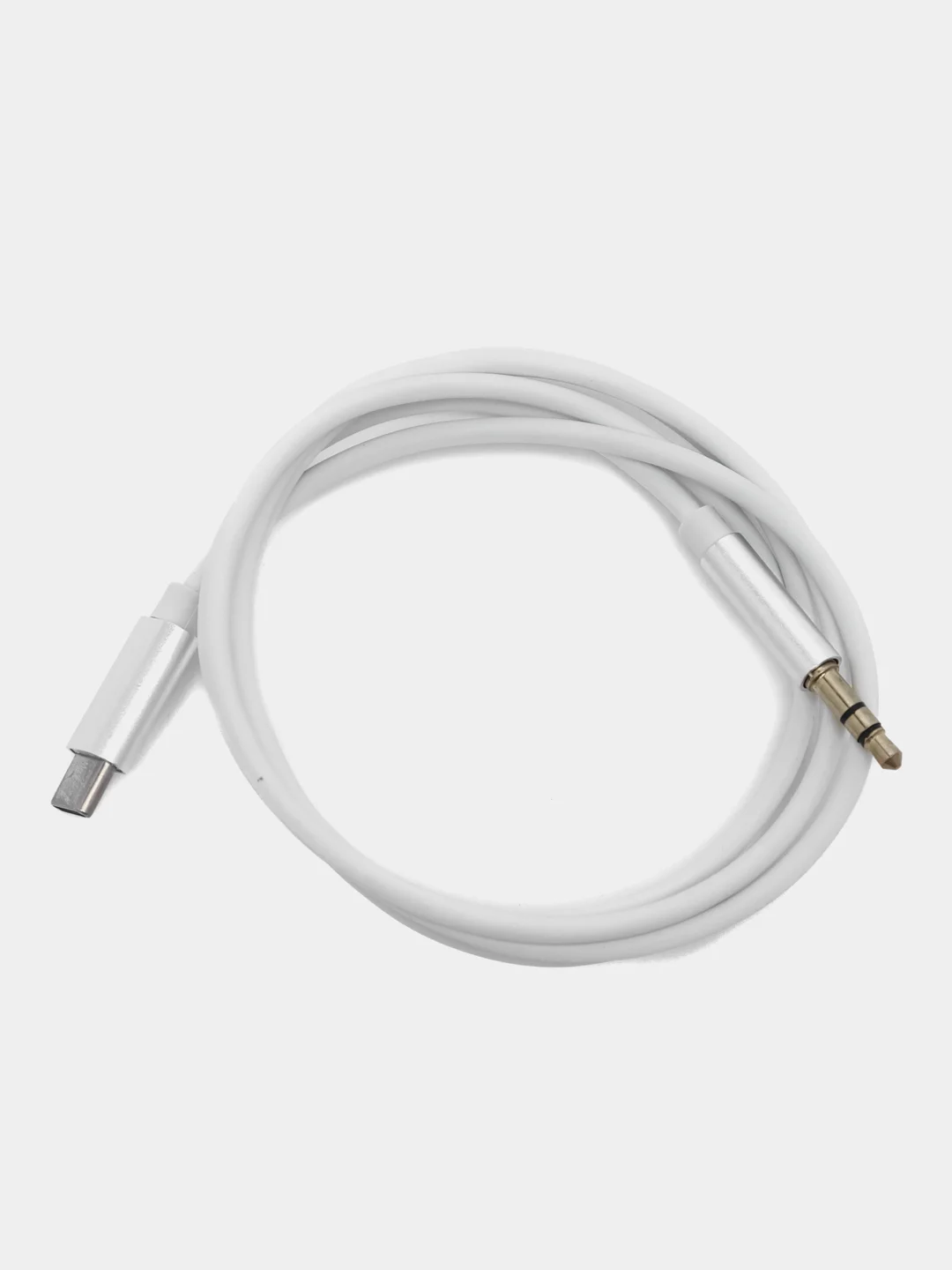 Белый кабель AUX-Type-C, для iPhone, 3,5 jack, 1 м