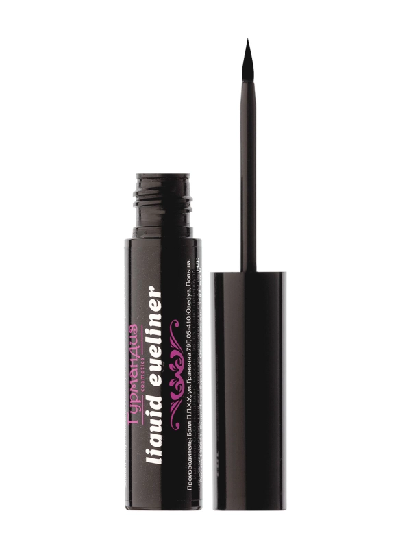 Гурмандиз Подводка для глаз Liquid Eyeliner, черный