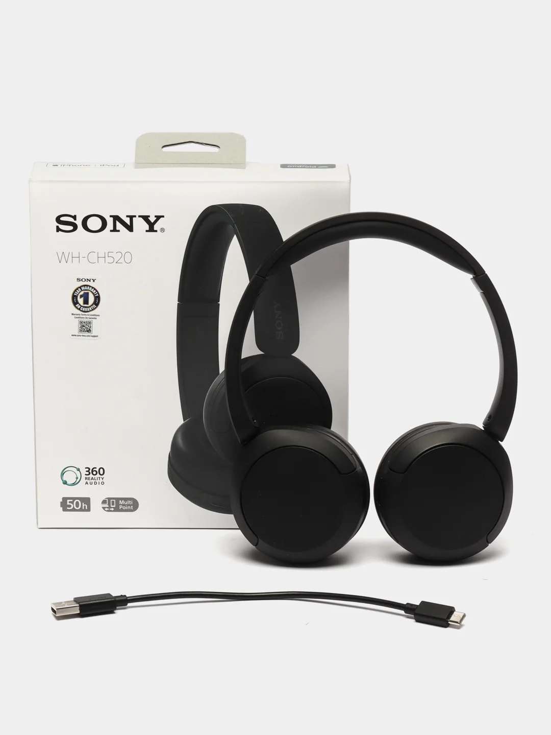 Черный беспроводные наушники Sony WH-CH520