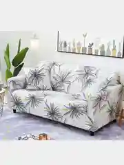 Белый чехол на диван