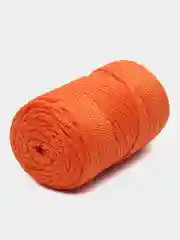 Шнур бельевой 4 мм, 100 м, цвет оранжевый