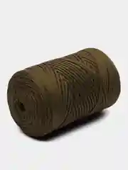 Шнур полиэфирный для вязания 3 мм, 200 м, цвет оливка