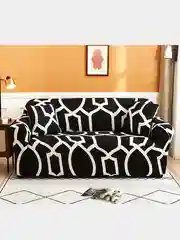 Черный чехол на диван
