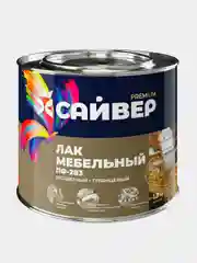 Лак мебельный по дереву ПФ-283, бесцветный, глянцевый, Сайвер, 1,8 кг