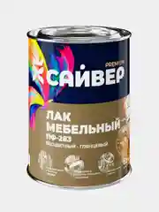 Лак мебельный по дереву ПФ-283, бесцветный, глянцевый, Сайвер, 0,8 кг
