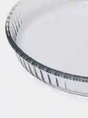 Противень для духовки, стеклянный, круглый 1,7-3л, форма жаропрочная для пирога, запеканки
