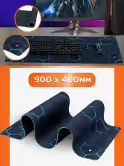Коврик для мыши Gembird 900х400х3мм, "соты", ткань+резина, оверлок, коробка