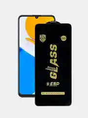 Черный защитное стекло Honor X7, X7A, Nova Y70 / Хонор Х7, Х7А, Нова Ю70