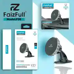 Держатель для телефона, автомобильный, магнитный, усиленный, FaizFull F36