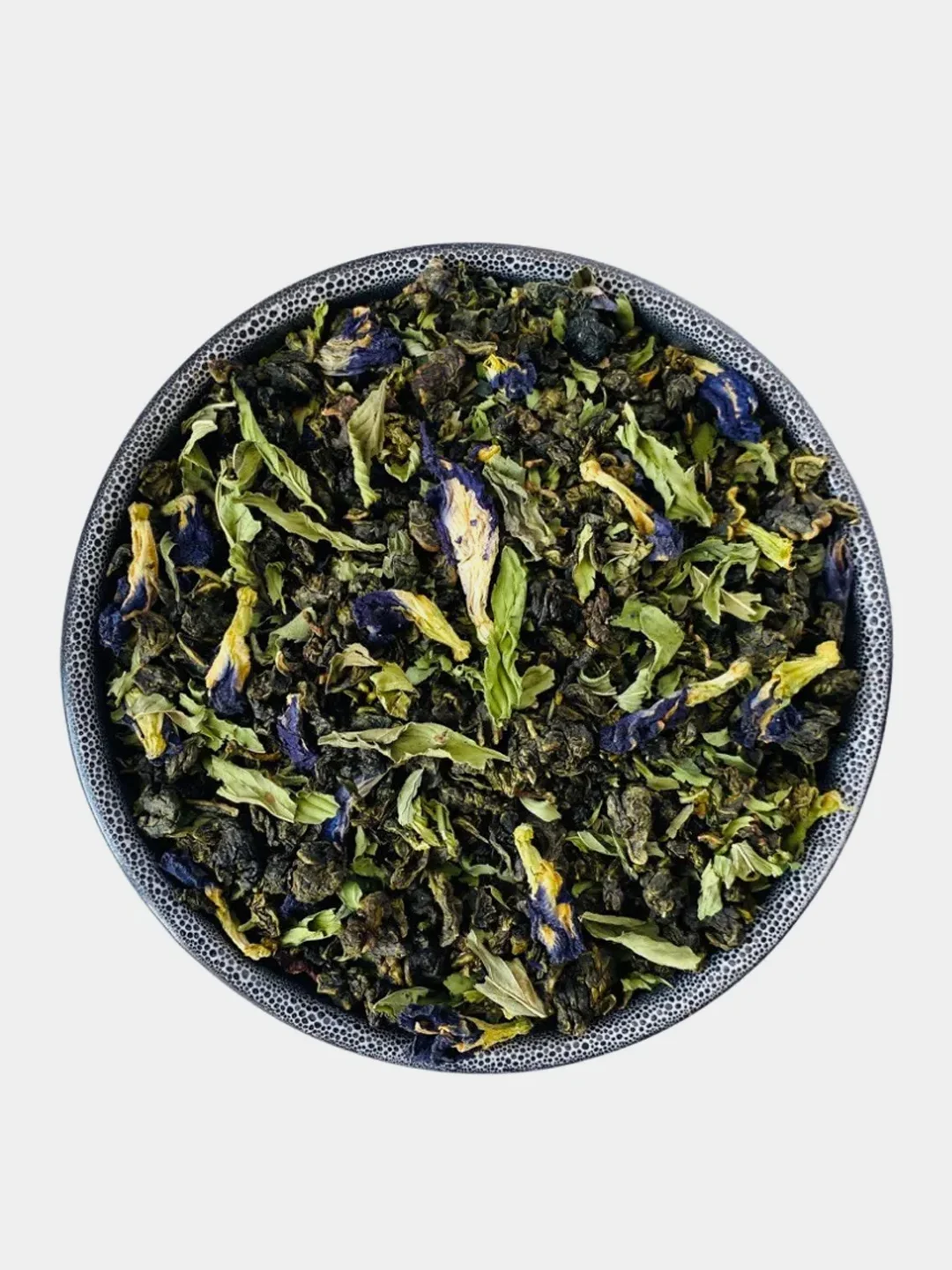 Чай китайский листовой TEAON "Улун Те Гуань Инь", зеленый, с тайским синим чаем анчан, 50г