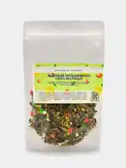 Чай зеленый TEAON "Зеленый мультифрукт", с добавлением ягод годжи, банана, каркаде, 50 г
