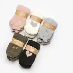 Черный носки махровые средней длины, носки однотонные, носки теплые
