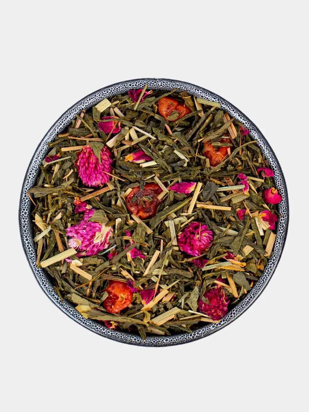 Чай зеленый TEAON "Японская вишня" с добавлением сенча, лемонграсса, ягод вишни, 50г