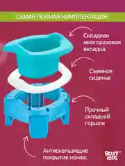 Мятный вкладка для детского дорожного горшка